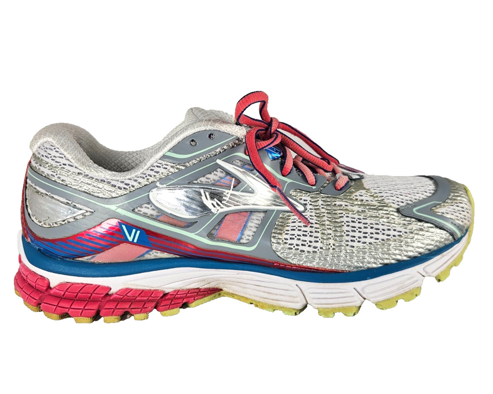 Brooks Ravenna 6 Women's Running Shoes Size 9 Silver Pink Athletic Sneakers